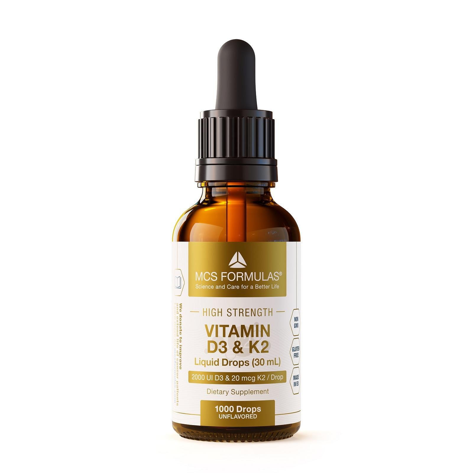 Diana VC Pure Drop Essence 30ml ×2 Vitamin D3 & K2 Liquid Drops